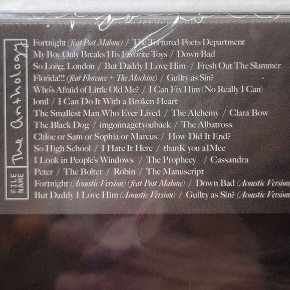 CD Taylor Swift: The Tortured Poets Department Anthology- Double CD NEW … - Picture 6 of 6